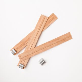 Long Wide Wooden Wick